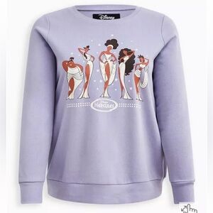 Disney Lavender Hercules Muses Sweatshirt